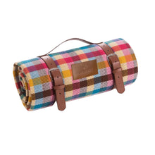 Carica l'immagine nel visualizzatore di Gallery, KIKIRIKIT - Coperta da picnic impermeabile, 1,5 x 2 m, con manico