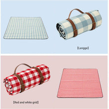 Carica l'immagine nel visualizzatore di Gallery, KIKIRIKIT - Coperta da picnic impermeabile, 1,5 x 2 m, con manico