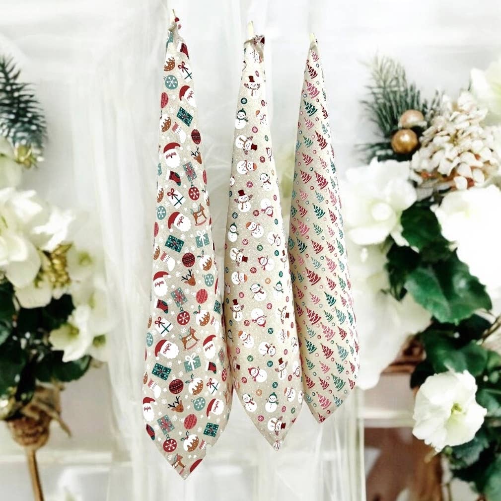 Confezione da 6 strofinacci, «Christmas»