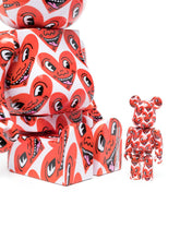 Carica l&#39;immagine nel visualizzatore di Gallery, BE@RBRICK 400% KEITH HARING #6 2-PACK
