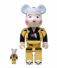 Carica l&#39;immagine nel visualizzatore di Gallery, BE@RBRICK 400% FUKUSUKE GOLD 2-PACK
